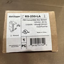 WATTSTOPPER RS-250-LA SWITCH SENSOR - PIR - MULTI-MODE - 120V- LIGHT ALMOND