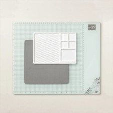Stampin Up GLASS MAT STUDIO  17 x 14 w/SILICO...