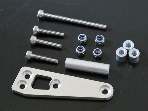 Add-on Spare Tire Tire Mount Rack Tamiya TOY RC 1/10 1/14 F350 Hilux Clodbuster - Picture 3 of 3