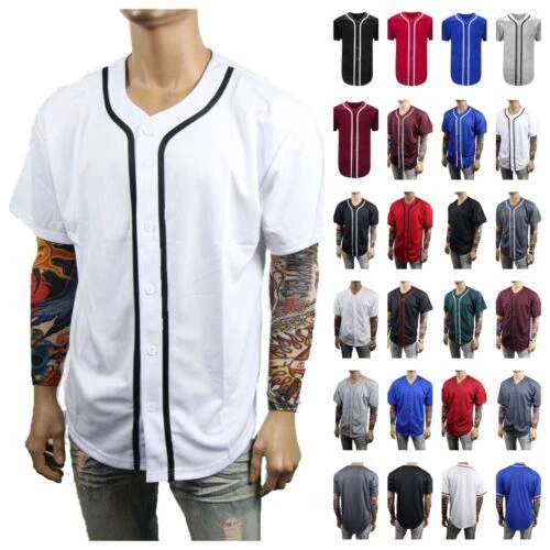 Men's Baseball & Softball Shirts & Jerseys