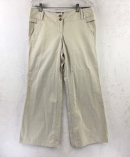 Lands' End 347390 / Flat Front Flare Khaki Chino Pants NEW / 6P Petite Size 6