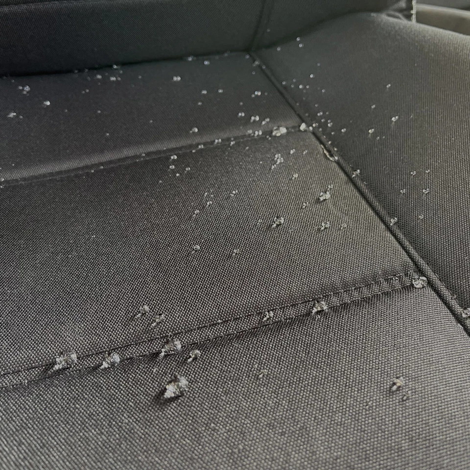 For Saab 9-2 9-3 9-4 9-5 Car Front Seat Covers Black Waterproof Canvas 2PCS - Image 3 of 4