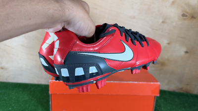 Nike Total 90 Shoot III FG 385402-611 Red boots Cleats mens