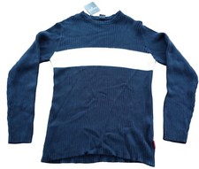 Nautica Striped Blue Pullover Sweater XL New With Tags