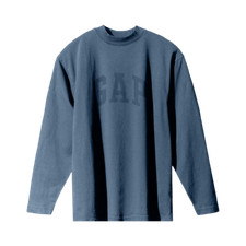 Yeezy Gap Engineered by Balenciaga Dove Long-Sleeve Tee 'Dark Blue'