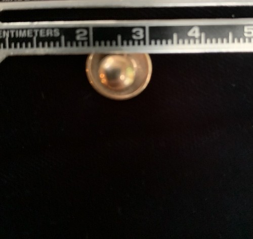 Juego de 3 tachuelas formales de camisa Krementz chapadas en oro vintage con botones - Imagen 5 de 5