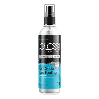 EASY GLIDE PREMIUM SPRAY Silikon Öl Latex Anziehhilfe Silicon Latex Pflege 100ML