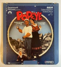 Popeye With Robin Williams And Shelley Duvall RCA Selecta Vision CED Video Disc