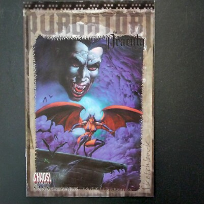 1997 CHAOS! COMICS PURGATORI: THE DRACULA SKETCHBOOK GAMBIT