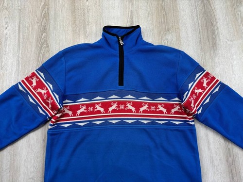 Mens fleece jacket Bogner Size XXL Color Blue - Picture 3 of 11