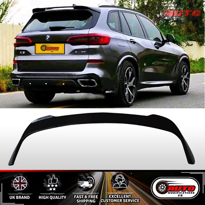 BMW X5 G05 M50 Heck Dach Spoiler Kofferraum Flügel Lippe Body Kit Glanz Schwarz 2018+