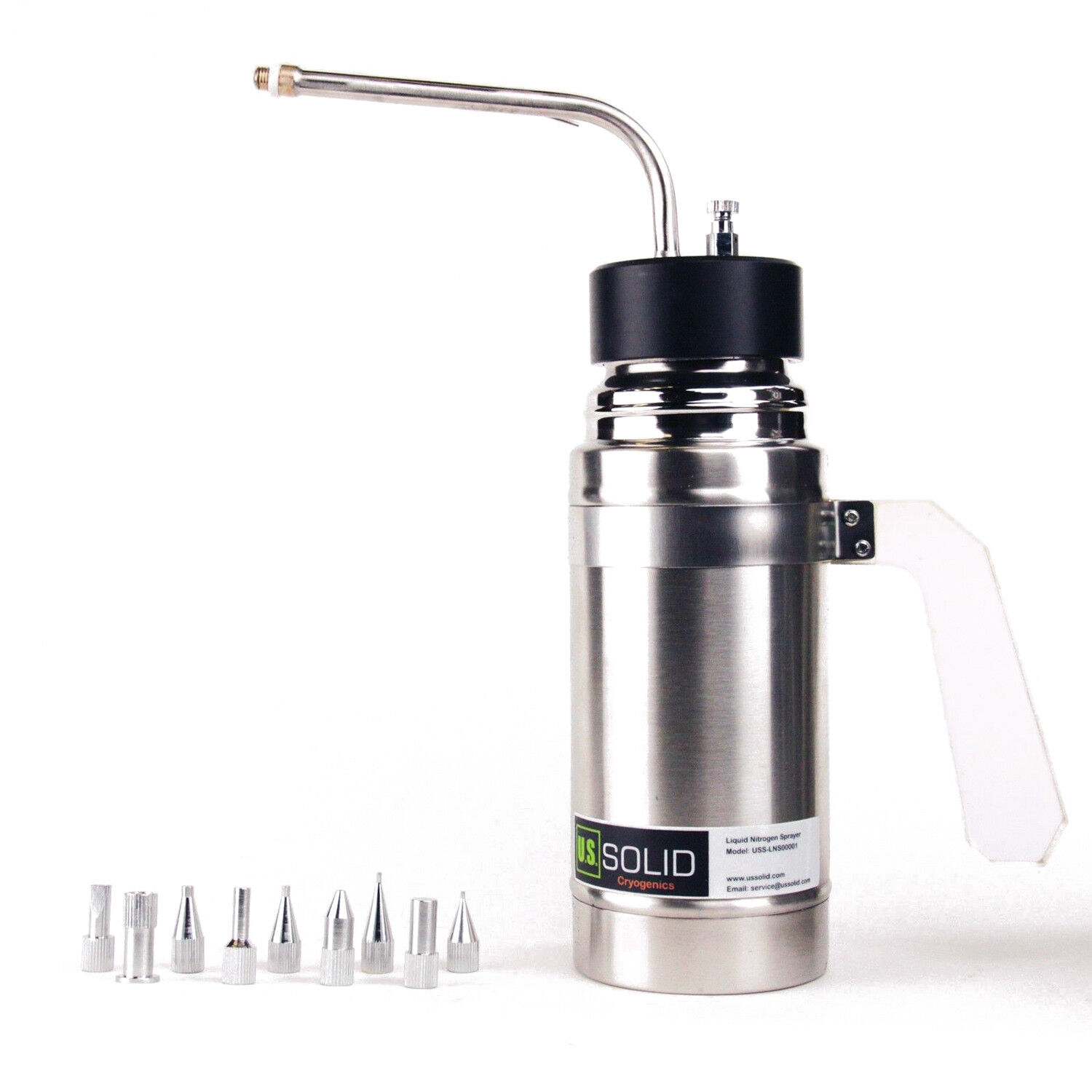 U.S. Solid® Cryogenic Liquid Nitrogen Sprayer Freeze Treatment Tank 500ml 16oz