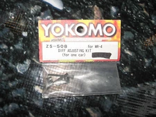 Vintage RC Yokomo Diff Kit Fits MR-4 ZS-508
