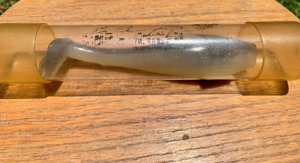 Nichols MBP Swimbait VERTIDO A MANO ORIGINAL Bad Boy Verde 6.5 PAQUETE AGRIETADO Foto 2 de 4