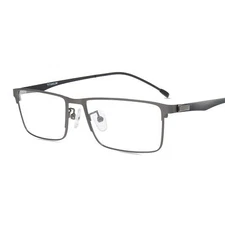 New Men's Business Titanium Full Rim Eyeglasses Frames Optical Eyewear RX Able