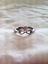 Ring Truly handmade Polished Steel Infinity Ring