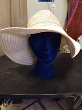 Panama Jack Women s Tan Floppy Straw Sun Hat ...