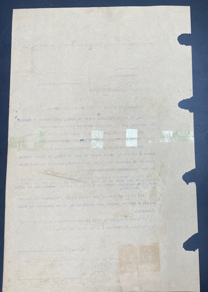 Puerto Rico, 1908, Guayama, Legal Document, U.S. / PORTO RICO EXCISE