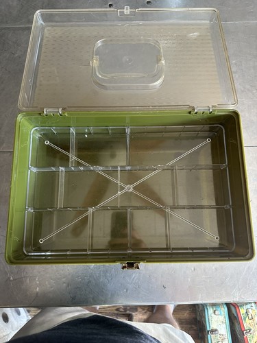 Wilson Wil-Hold Green Vintage Sewing Box Storage Carrying Case - Picture 8 of 11