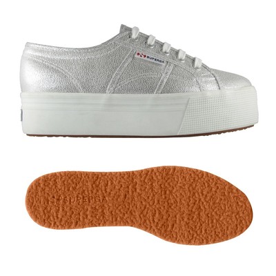 superga argento zeppa