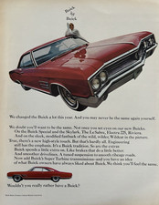 1965 Buick Wildcat Automobile Modified Fastback Sleek Gm Corp Vtg Print Ad