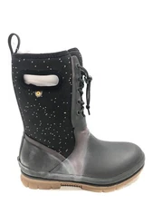 Bogs Women’s Crandall Lace Waterproof Boot Black Size 8 M
