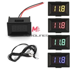 0.36 inch Digital Temperature Meter Thermometer NTC 3950 Sensor Probe DC4-28V