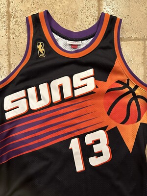 Mitchell & Ness Phoenix Suns 1996-97 Steve Nash Black Jersey | eBay