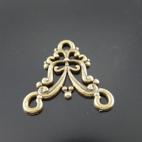 Bronze/Gold/Silver Alloy Floral Connectors Pendants Charms Jewelry Findings - Picture 13 of 15