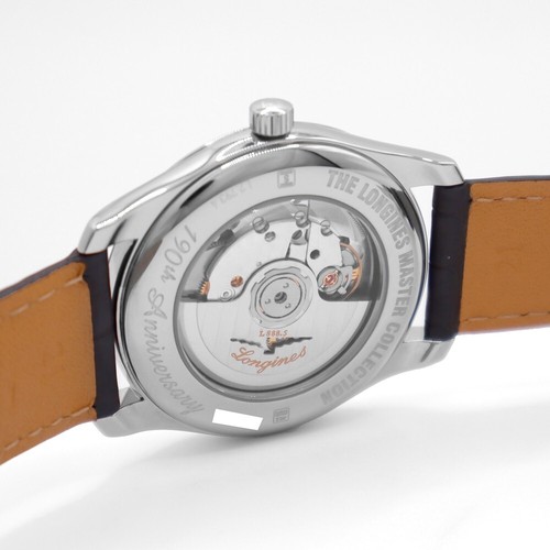 LONGINES MASTER COLLECTION 190° ANNIVERSARIO L2.793.4.73.2 Silver SS Automatic - Foto 5 di 6