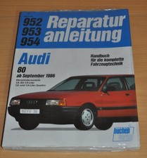 AUDI 80 B3 1,6 1,8 1,9 Quattro GT Coupe 4-zylinder 1986 Reparaturanleitung B952