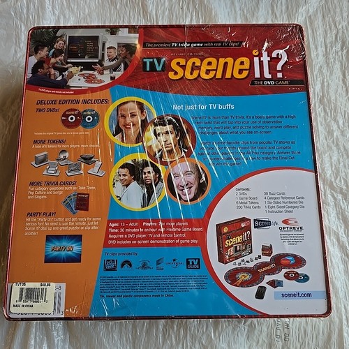Scene It DVD Game TV Deluxe Edition Screen Life 2005 New Sealed - Picture 2 of 2