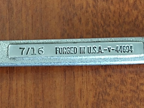 CRAFTSMAN USA V44694, 7/16" COMBINATION WRENCH, 5.75" LONG, 12 POINT. - Picture 6 of 12
