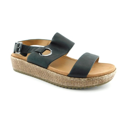 VIONIC Size 6.5 LOUISE Raffia Ankle Strap Sandals Shoes