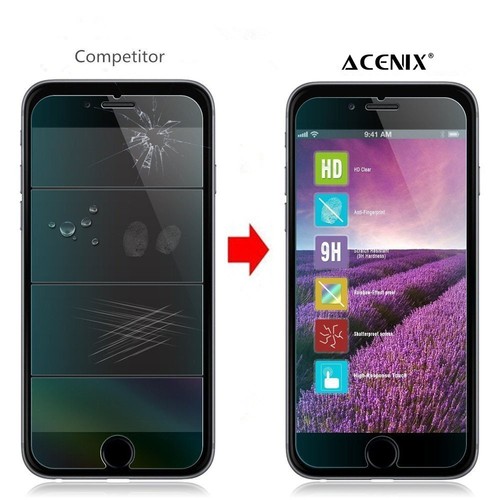 ACENIX GENUINE TEMPERED GLASS SCREEN PROTECTOR PROTECTION FOR APPLE iPHONE 6/6S - Picture 3 of 12