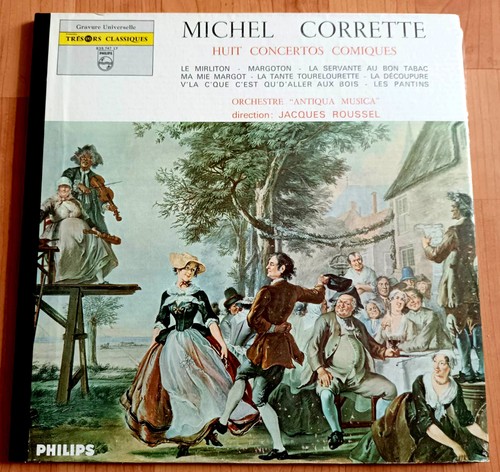 Vinyl LP Michel CORRETTE, Jacques ROUSSEL - Huit Concertos comiques ...