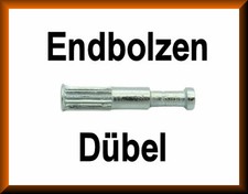 4 x Nolte SK-Dübel Außenseite Endbolzen Verbindungsstift Schrankverbinder