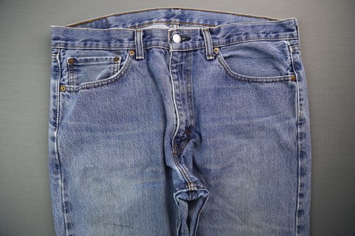 Men's 2013 Levi's 505 Jeans Regular Fit Light Distressed Size 36x30 (Msr 36x29) - Imagen 2 de 12