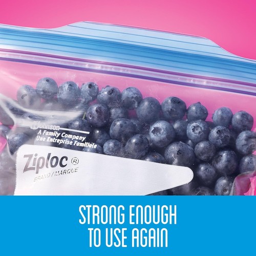 Freezer Bags Large, Resealable & Reusable Food Storage, Microwave Safe and BP... - Picture 12 of 14