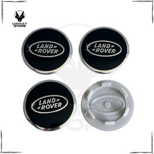 4pcs LAND ROVER 63mm Black Centre Wheel Caps Hub Range Rover Sport Evoque Velar