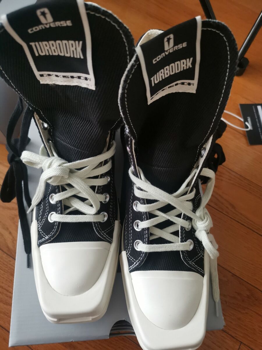 Rick owens drkshdw x converse black chuck 70 HI UK8.5 | eBay Rick owens drkshdw x converse black chuck 70 HI UK8.5 | eBay