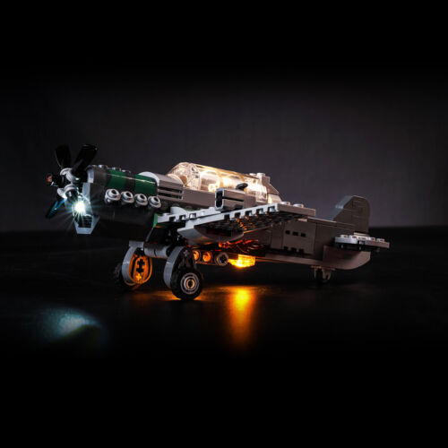 Kit de luz LED BrickBling para LEGO The Last Crusade Fighter Plane Chase 77012 Set - Imagen 8 de 10