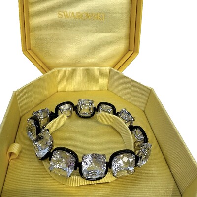 Swarovski Bracelet Clear Crystals Adjustable Boxed Harmonia