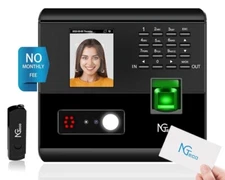 NEW!  NGTeco MB1 Face Fingerprint RFID＆Password Punch In One Attendance Machine