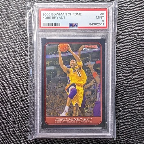 2006-07 Bowman Chrome #6 Kobe Bryant  PSA 9 MINT  - Bild 1 von 2