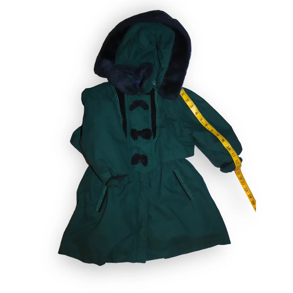 Rothschild Vintage Victorian Style Girls Coat Size 4T - Image 3 of 4