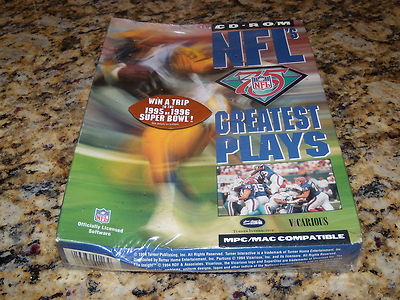 Nfl's 75 Greatest Plays Mpc/ (Mac, 1994) Game (New in Box)