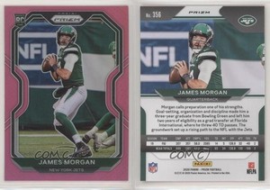 2020 Panini Prizm Rookie Pink Prizm James Morgan #356 Rookie RC
