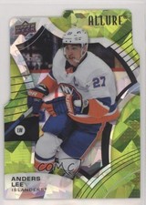 2021-22 Upper Deck Allure Green Rainbow Die-Cut 5/99 Anders Lee #10 bg9