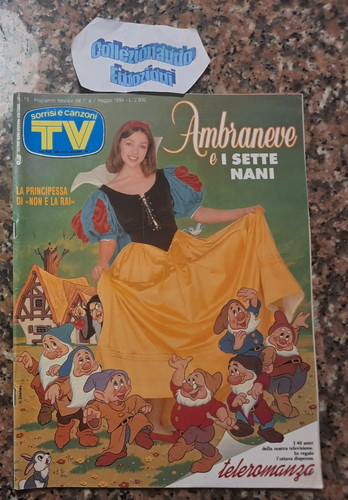 TV Sorrisi e Canzoni 18 1994-Ambra-Milan-Pamela Petrarolo-no Inserto Teleromanza prezzo ebay